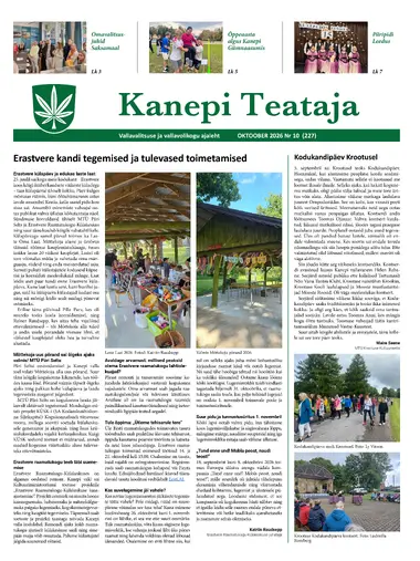 Kanepi Teataja oktoober 2026