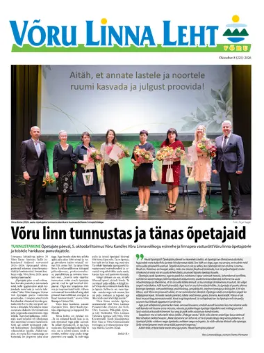 Võru Linna Leht oktoober 2026